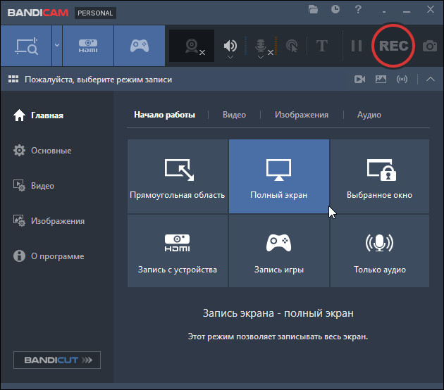 Bandicam скриншот 1